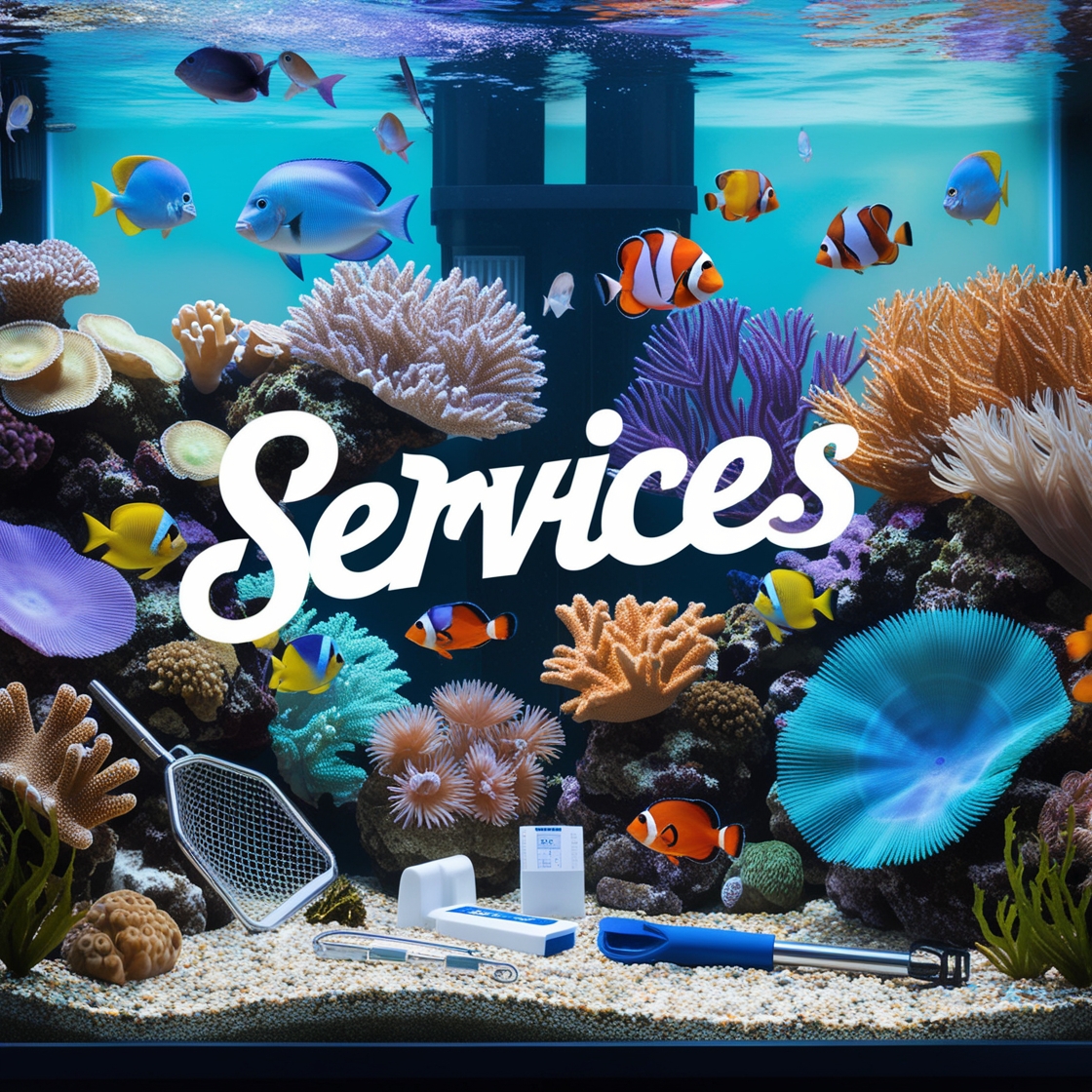 Explore Professional Aquarium Services in South Carolina – Carolina Coral Company offers expert tank installation, maintenance, and water testing services to keep your saltwater aquarium thriving.